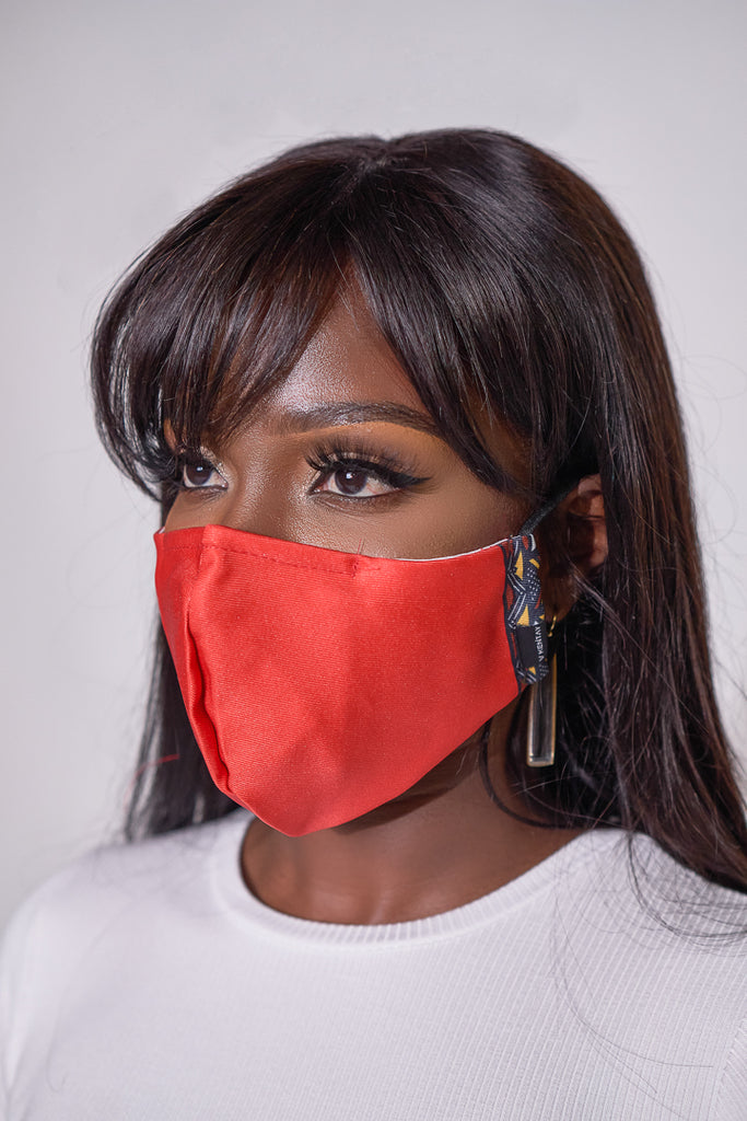 Gender Neutral African Print Mask | V KENTAY